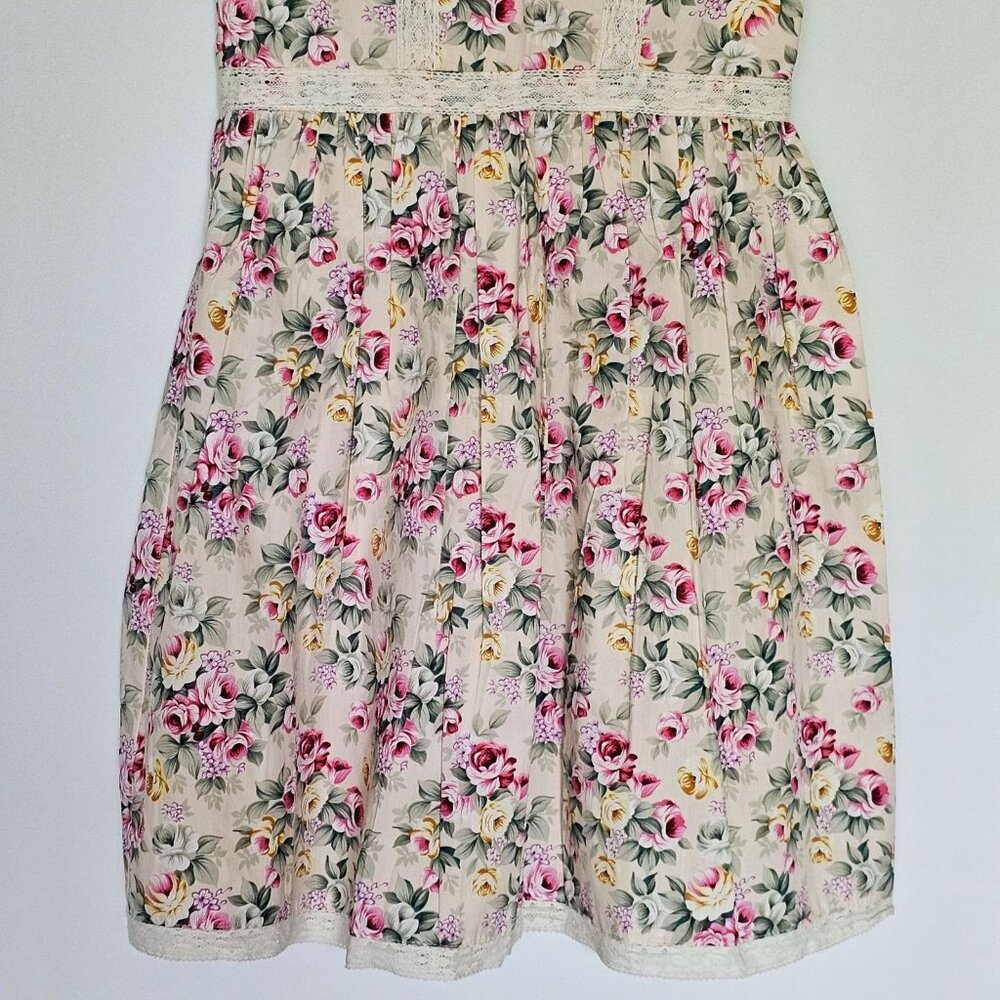 REVOLVE Minuet White Floral Mini Dress with Pink and Green Accents - Picture 8 of 15